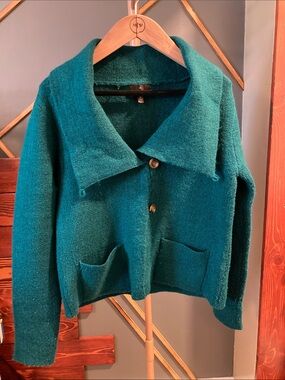 Fenn Wright Manson Teal Teddy Jacket